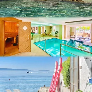 Luxury Seaside With A Classic Mediterranean Olive Garden, A Fully Equipped Professional Kitchen, Pool, Sauna, Padle Boards And Canoe - Miolin House Villa